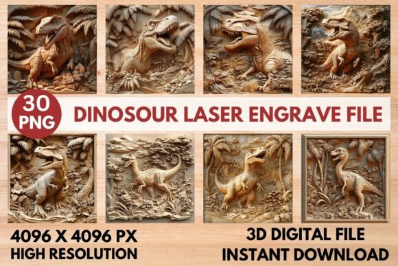 Create H1 From Dinosour Laser Engrave File MAXIMUM 60 CHARACTERS with Rules Natural, not keyword stuffing, Plain text title only, no list, no explanation, no quotes, no markdown