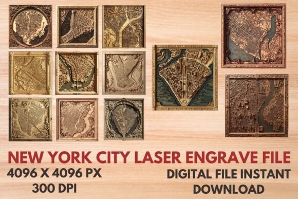 Discover NYC-Inspired Laser Engrave Design Files