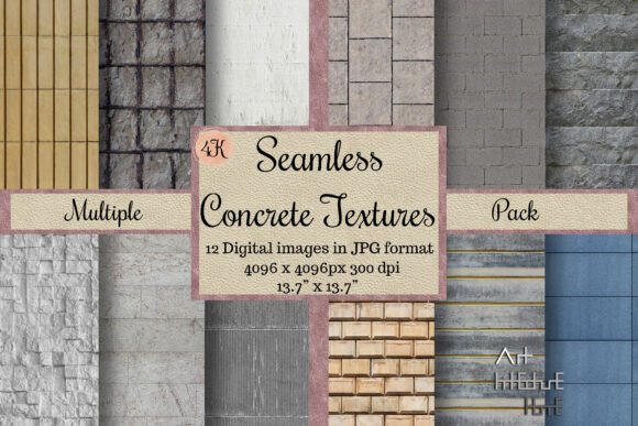 Seamless Concrete Textures for Modern Design